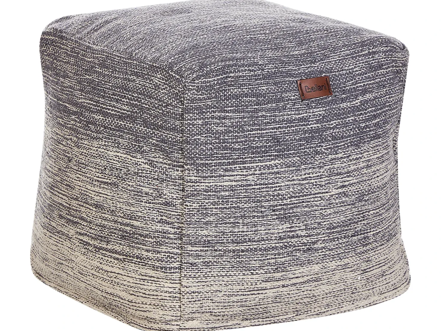 Pouf HIRRI Cotone Grigio chiaro