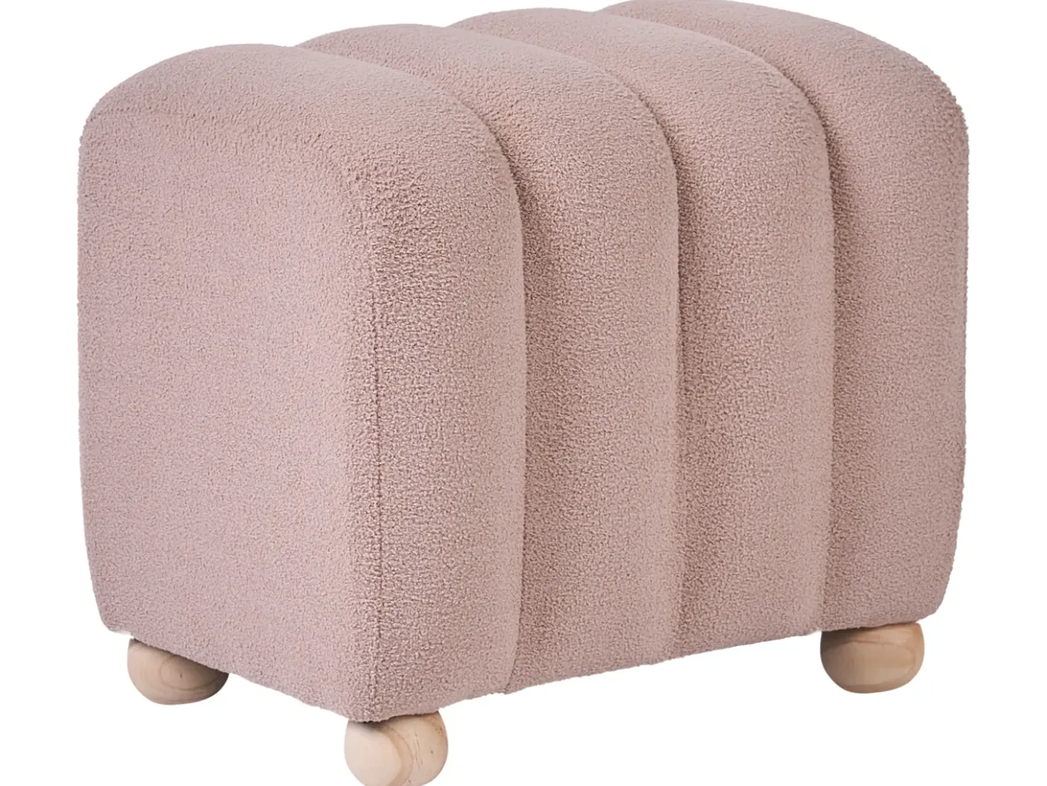 Pouf IDYLLWILD Bouclé Beige