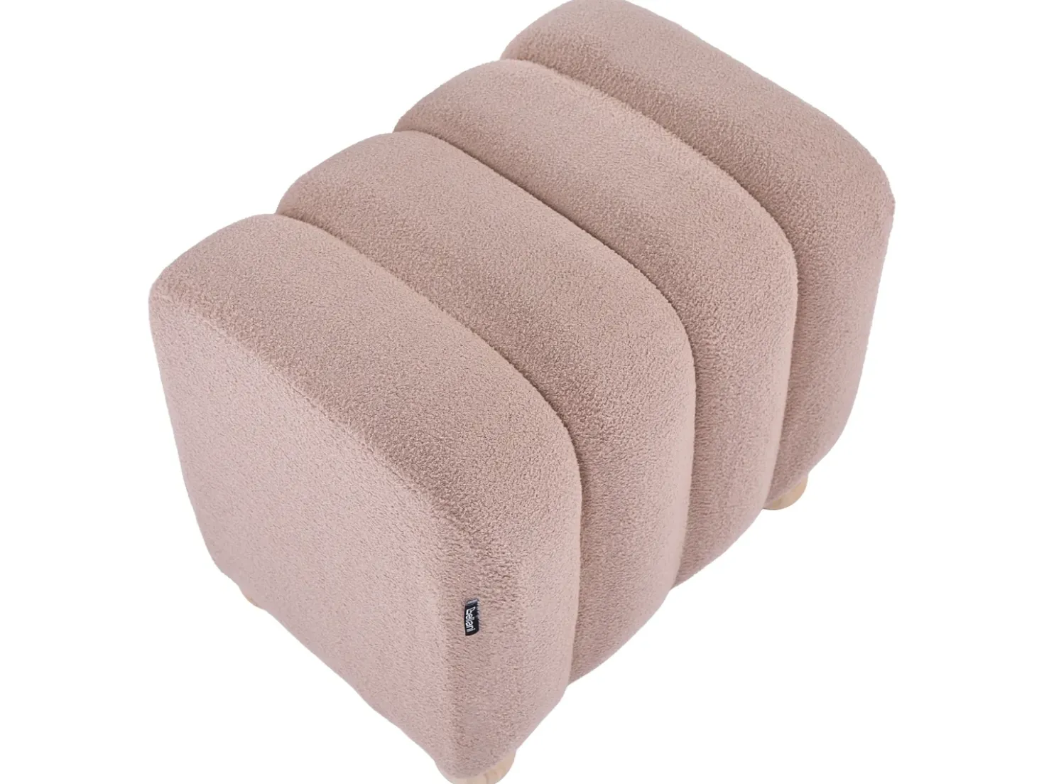 Pouf IDYLLWILD Bouclé Beige