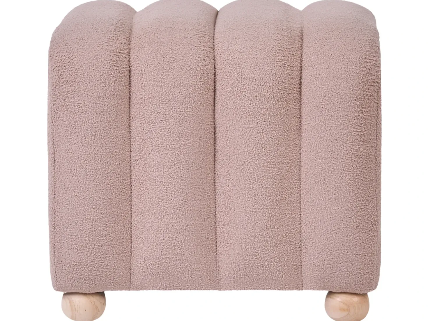 Pouf IDYLLWILD Bouclé Beige