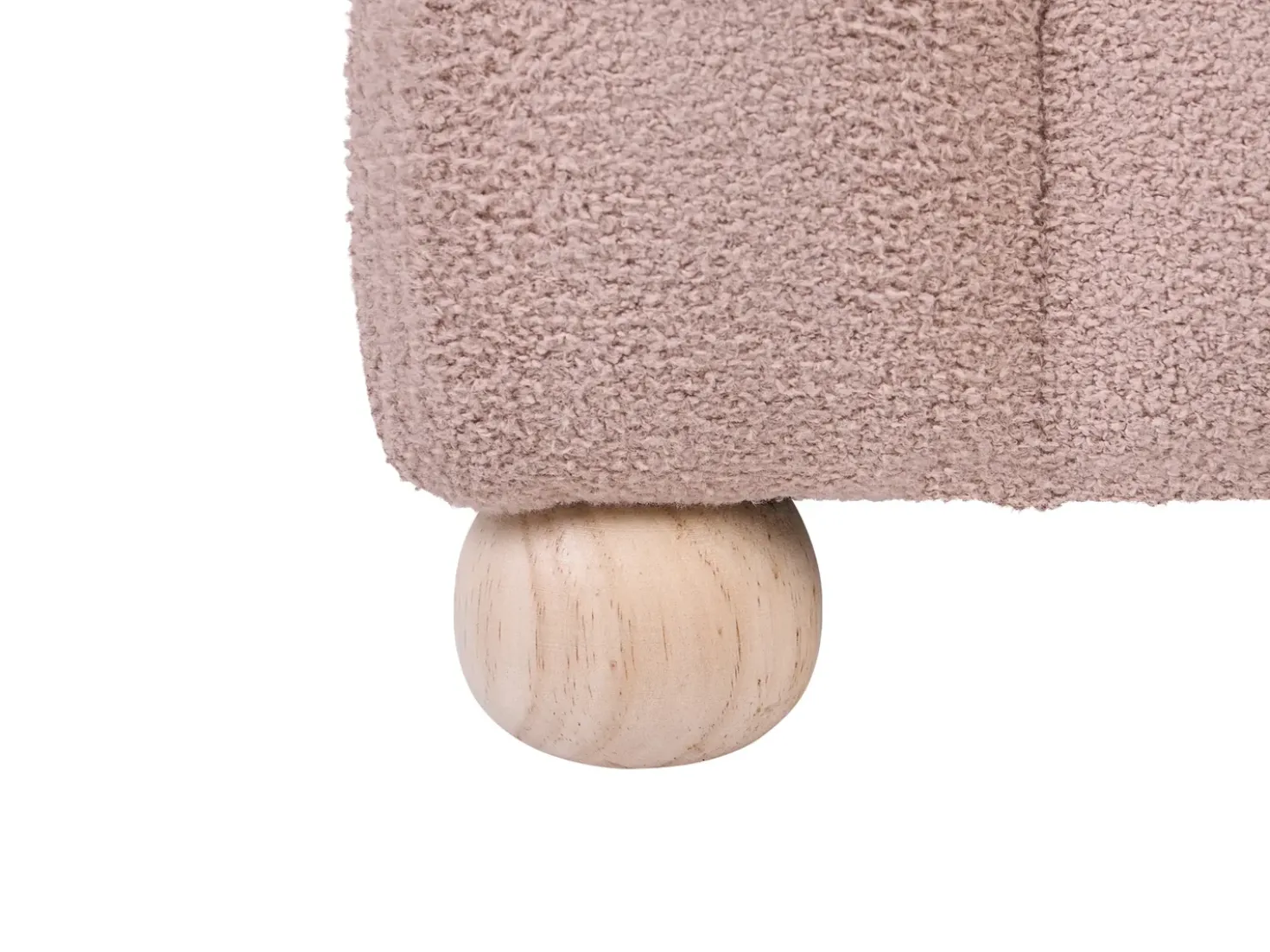 Pouf IDYLLWILD Bouclé Beige