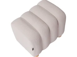 Pouf IDYLLWILD Bouclé Bianco sporco
