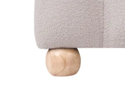 Pouf IDYLLWILD Bouclé Bianco sporco