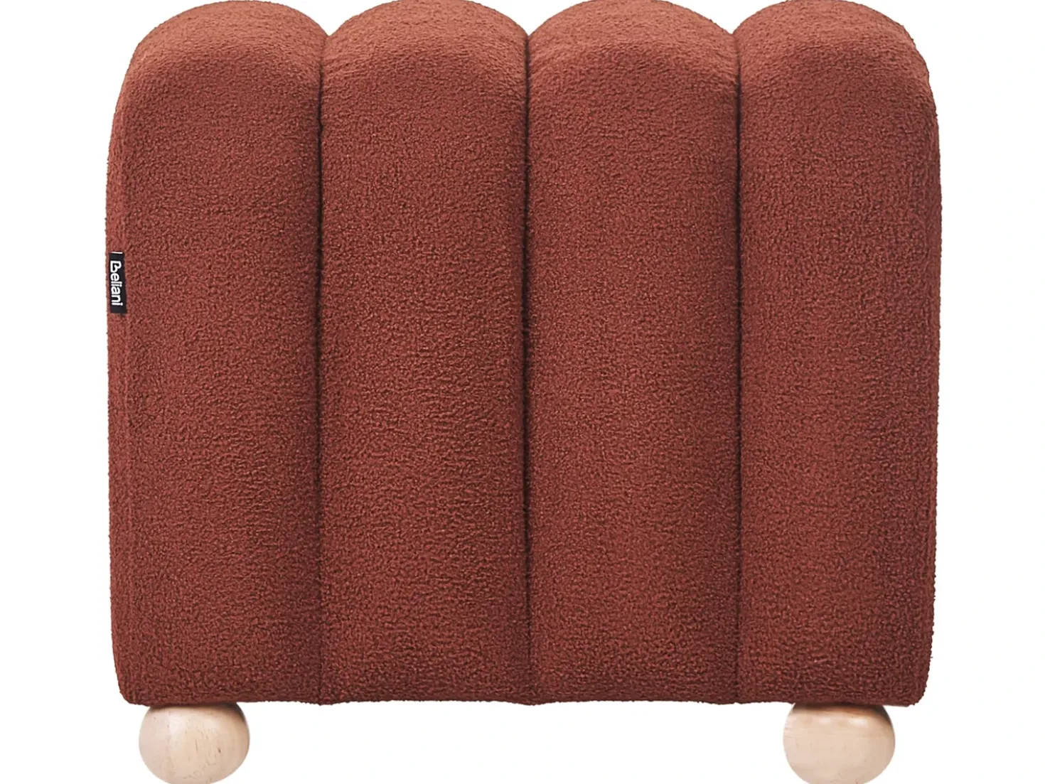 Pouf IDYLLWILD Bouclé Marrone dorato