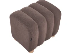 Pouf IDYLLWILD Bouclé Marrone