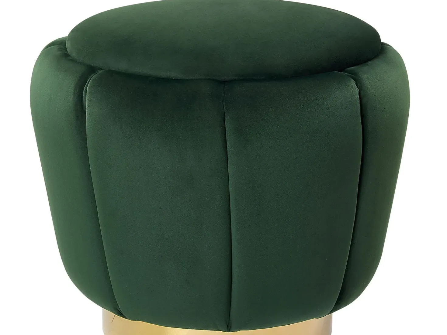 Pouf IRVING Velluto Verde scuro