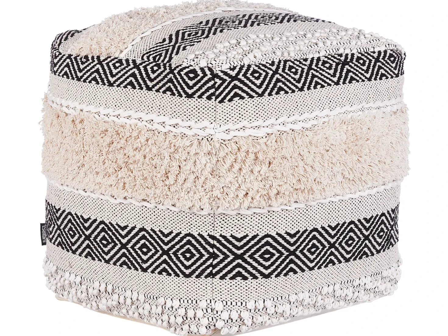 Pouf KANAM Cotone Beige chiaro