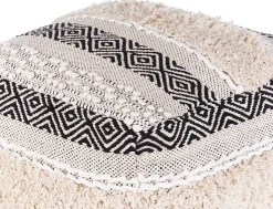 Pouf KANAM Cotone Beige chiaro