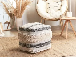 Pouf KANAM Cotone Beige chiaro
