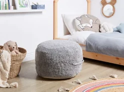 Pouf KANDHKOT Cotone Grigio