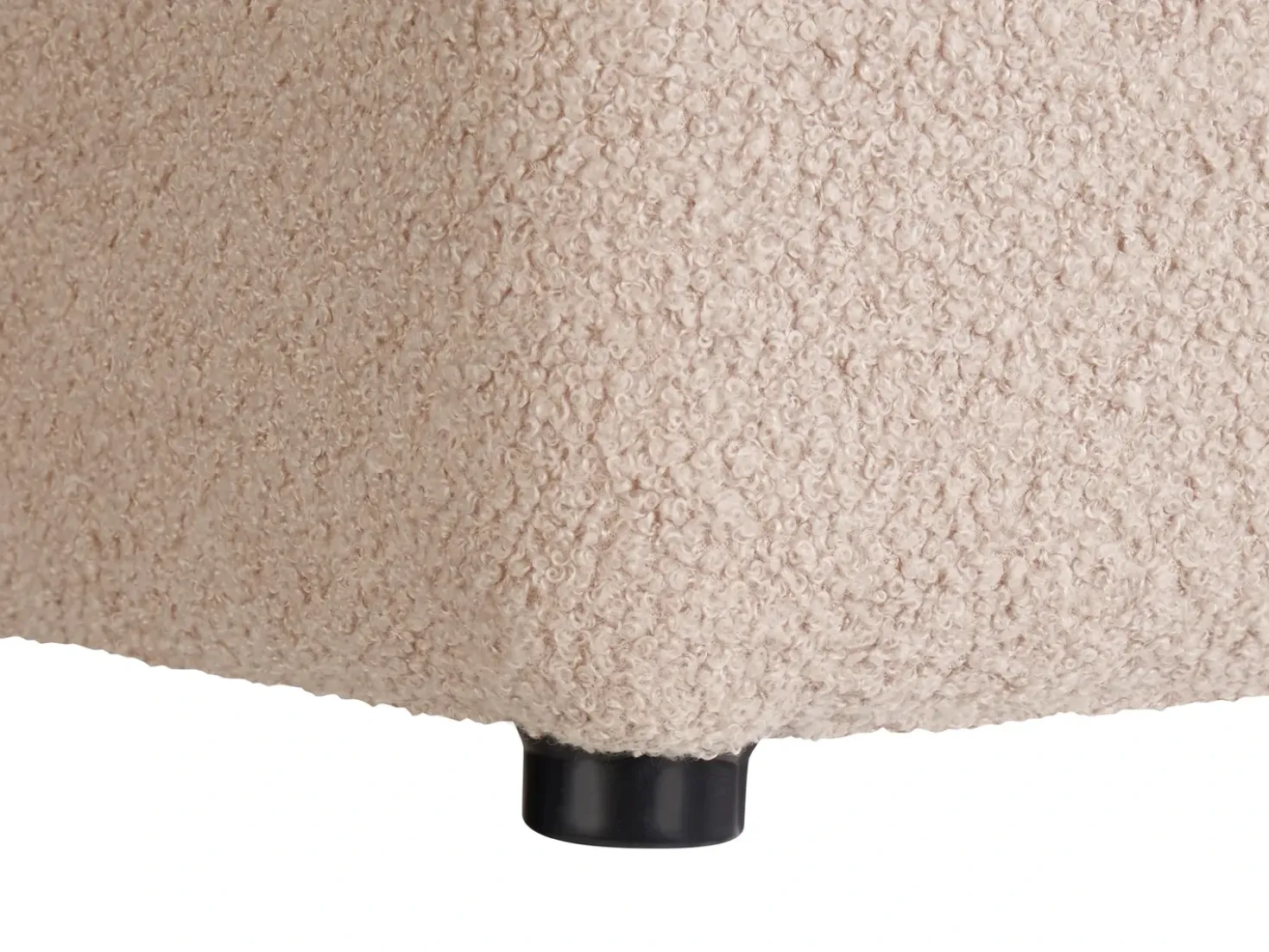 Pouf KANSAS Bouclé Beige