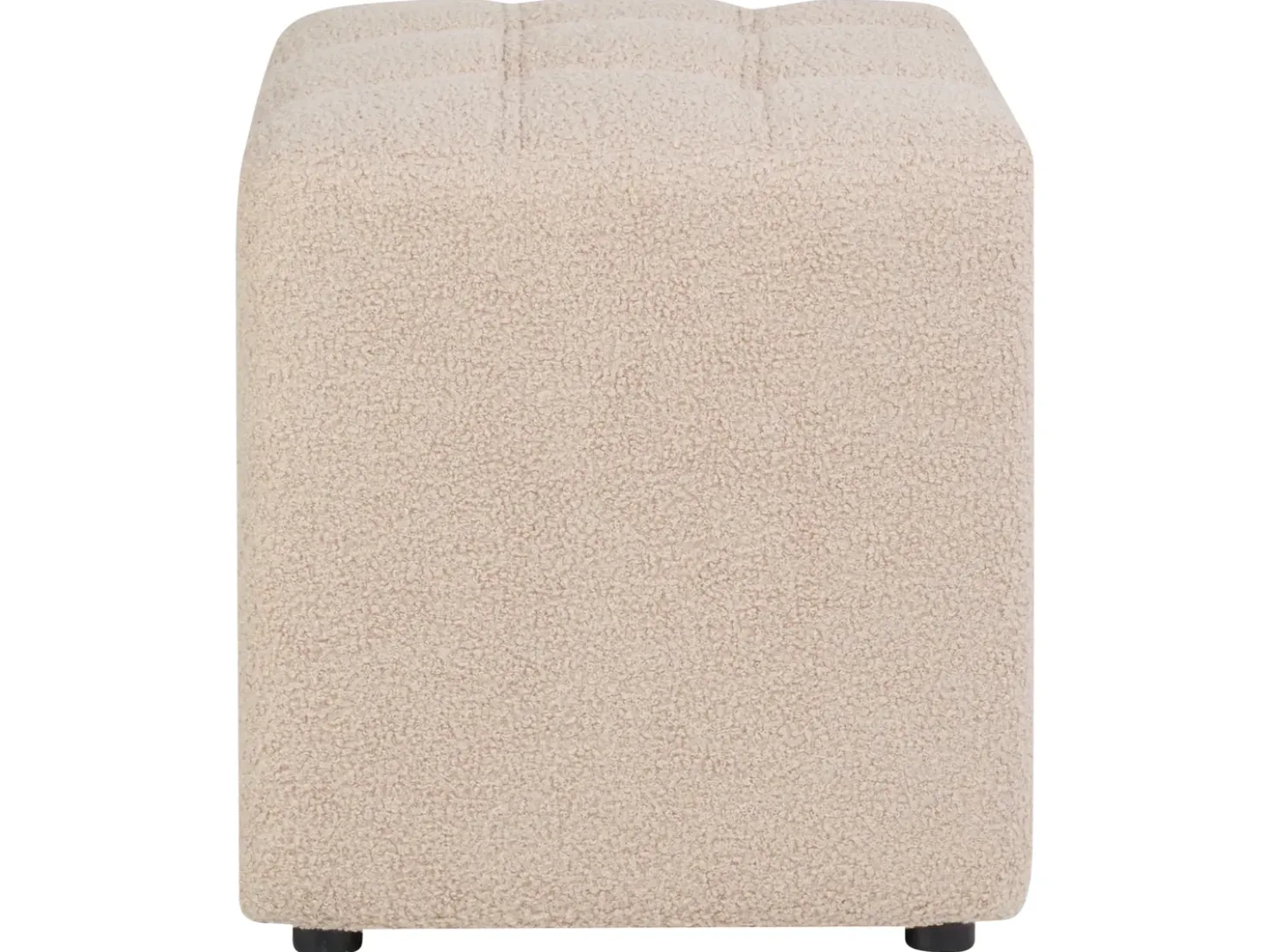 Pouf KANSAS Bouclé Beige