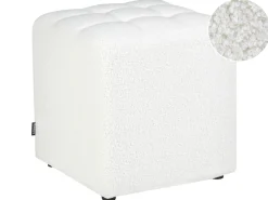 Pouf KANSAS Bouclé Bianco