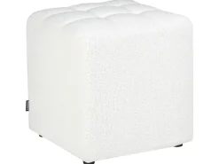 Pouf KANSAS Bouclé Bianco