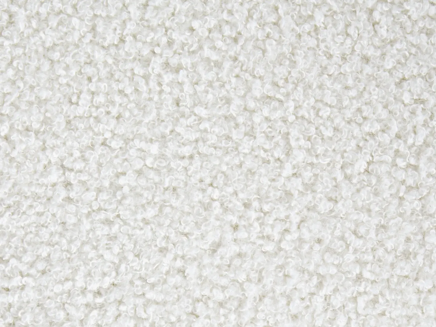 Pouf KANSAS Bouclé Bianco