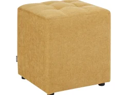 Pouf KANSAS Tessuto Giallo