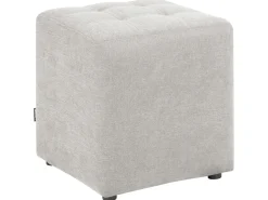 Pouf KANSAS Tessuto Grigio chiaro