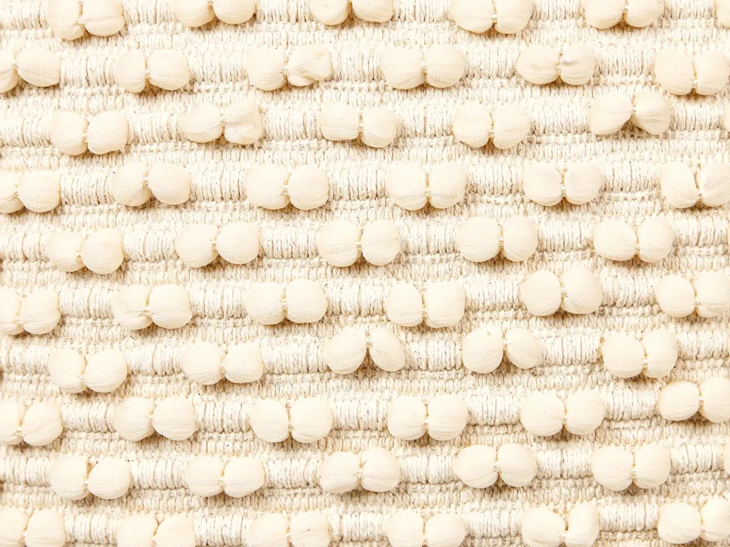 Pouf KINGRI Cotone Beige chiaro