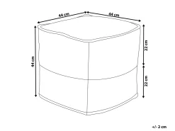 Pouf KIRAMA Iuta Grigio scuro