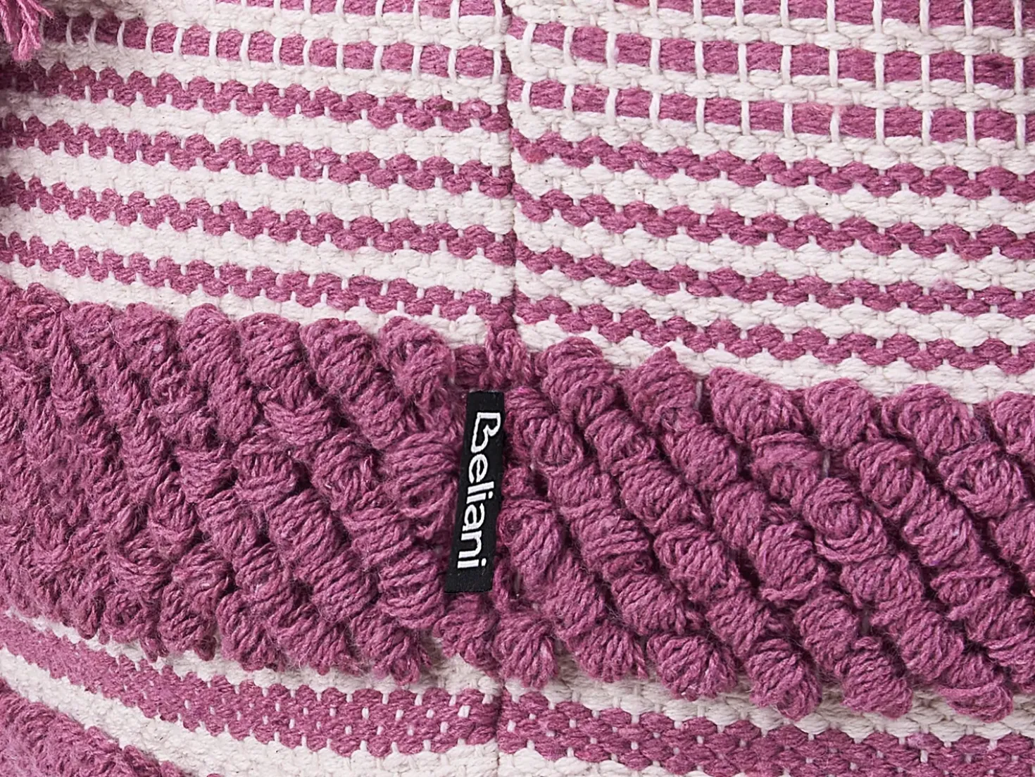 Pouf KOCHI Cotone Rosa