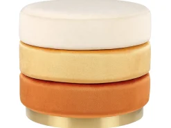 Pouf LOUIN Velluto Arancione