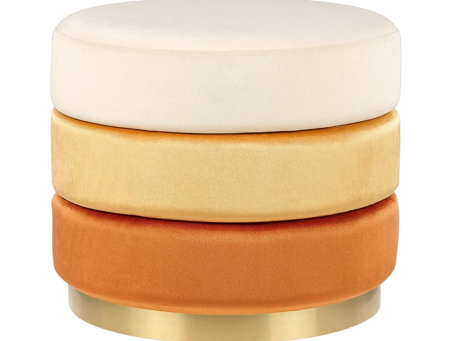 Pouf LOUIN Velluto Arancione