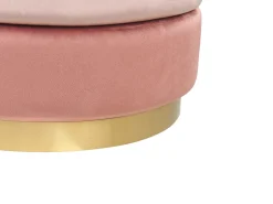 Pouf LOUIN Velluto Rosa