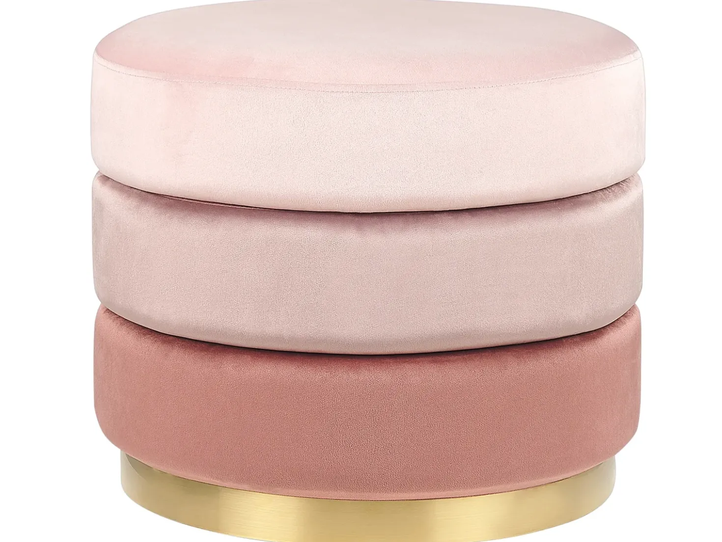 Pouf LOUIN Velluto Rosa