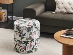 Pouf LOVETT Velluto Multicolore