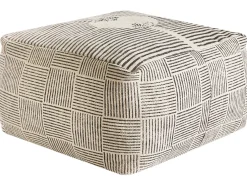 Pouf LUTZ Cotone Grigio