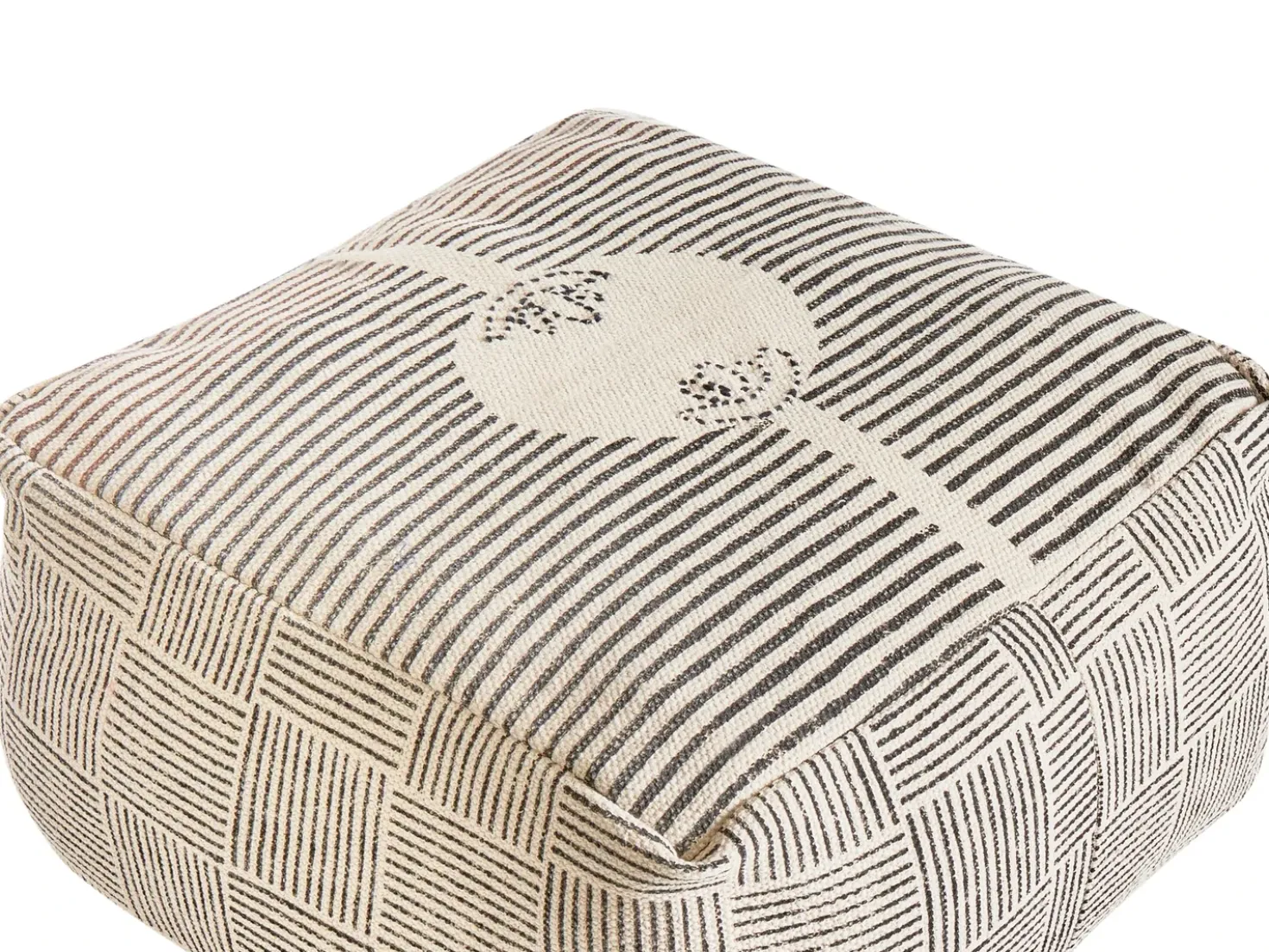 Pouf LUTZ Cotone Grigio