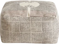 Pouf LUTZ Cotone Grigio