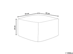 Pouf LUTZ Cotone Grigio
