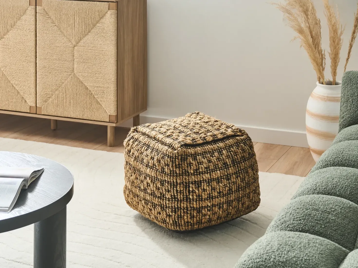 Pouf MABULA Iuta Beige