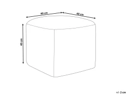 Pouf MABULA Iuta Beige