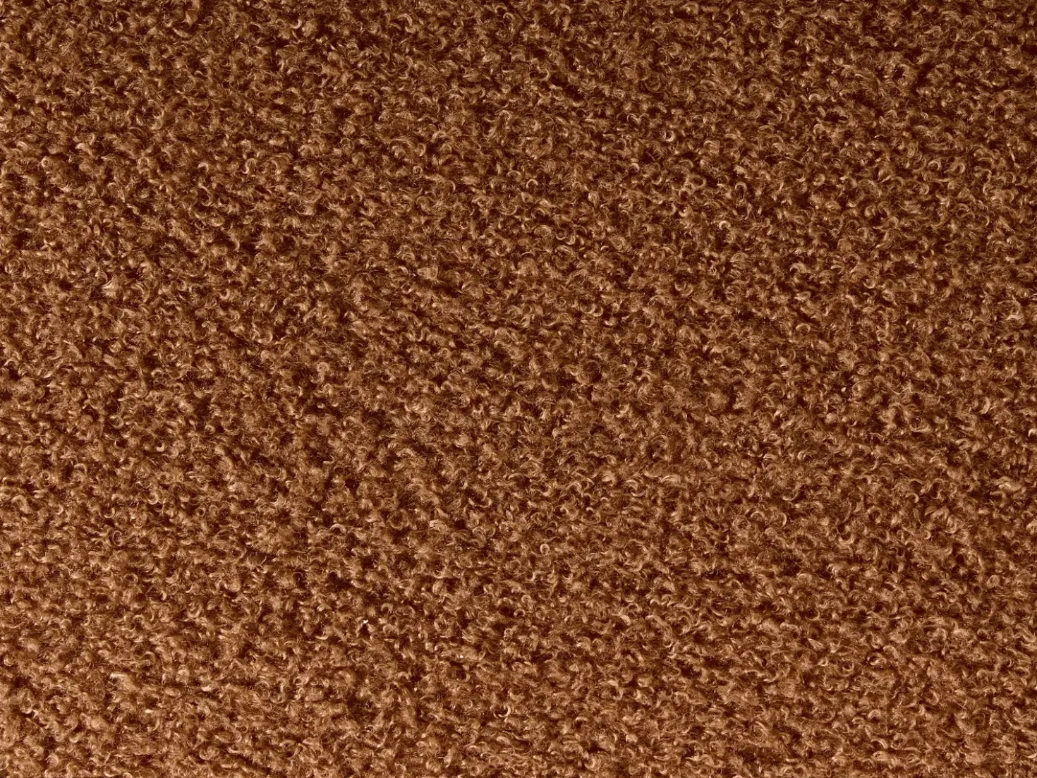 Pouf MANCOS Bouclé Marrone dorato