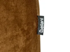 Pouf MILLEN Velluto Marrone dorato