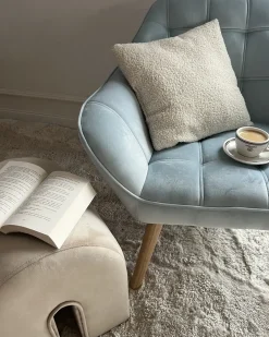 Pouf MODOC Velluto Beige