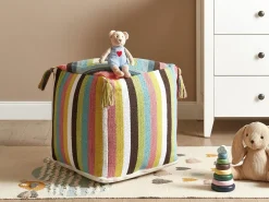 Pouf MONEASA Cotone Multicolore