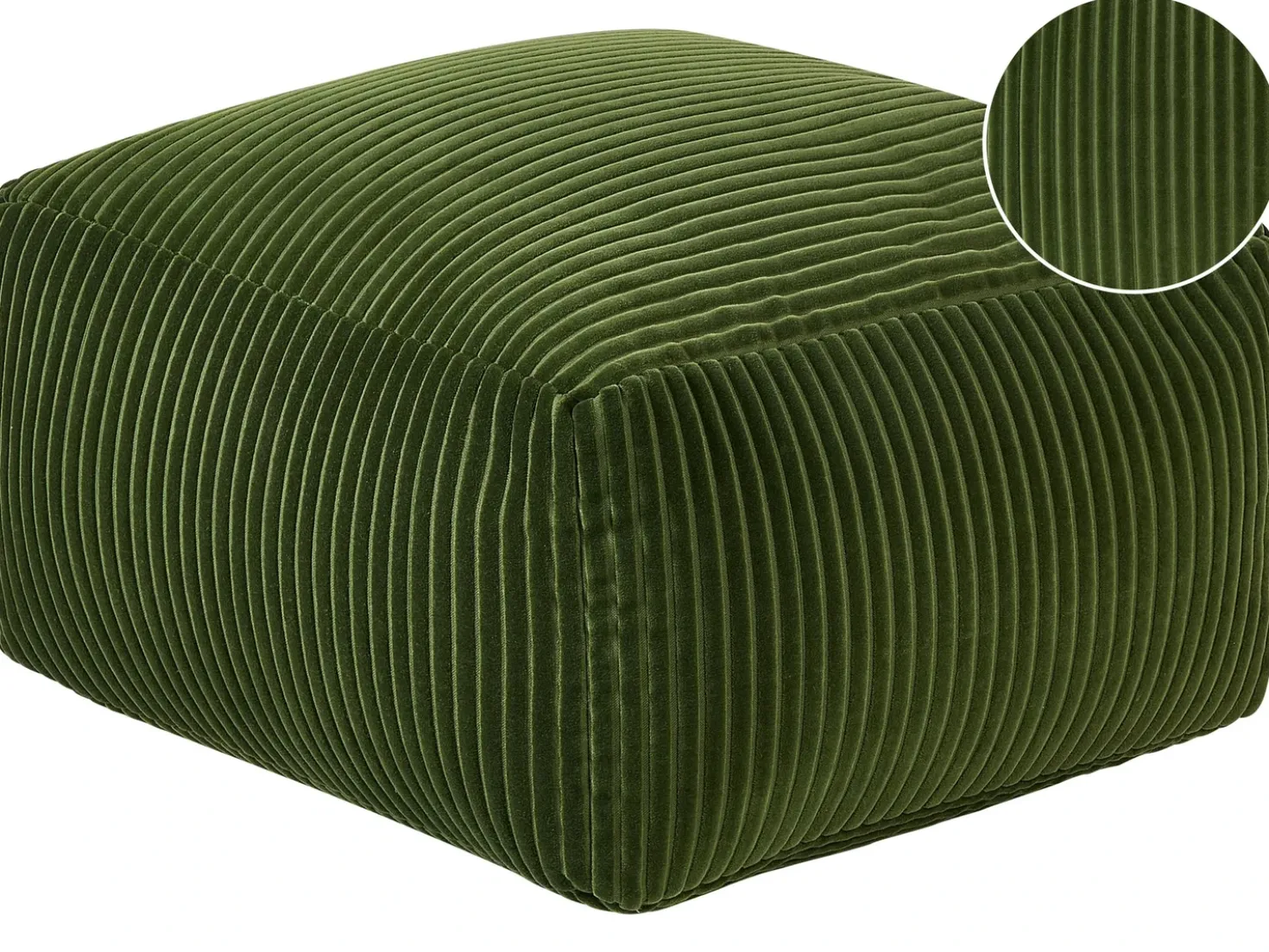 Pouf MUKKI Cotone Verde scuro