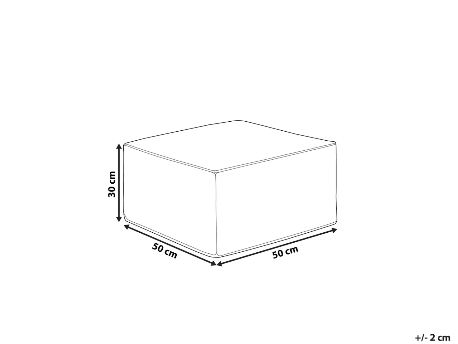 Pouf MUKKI Cotone Verde scuro
