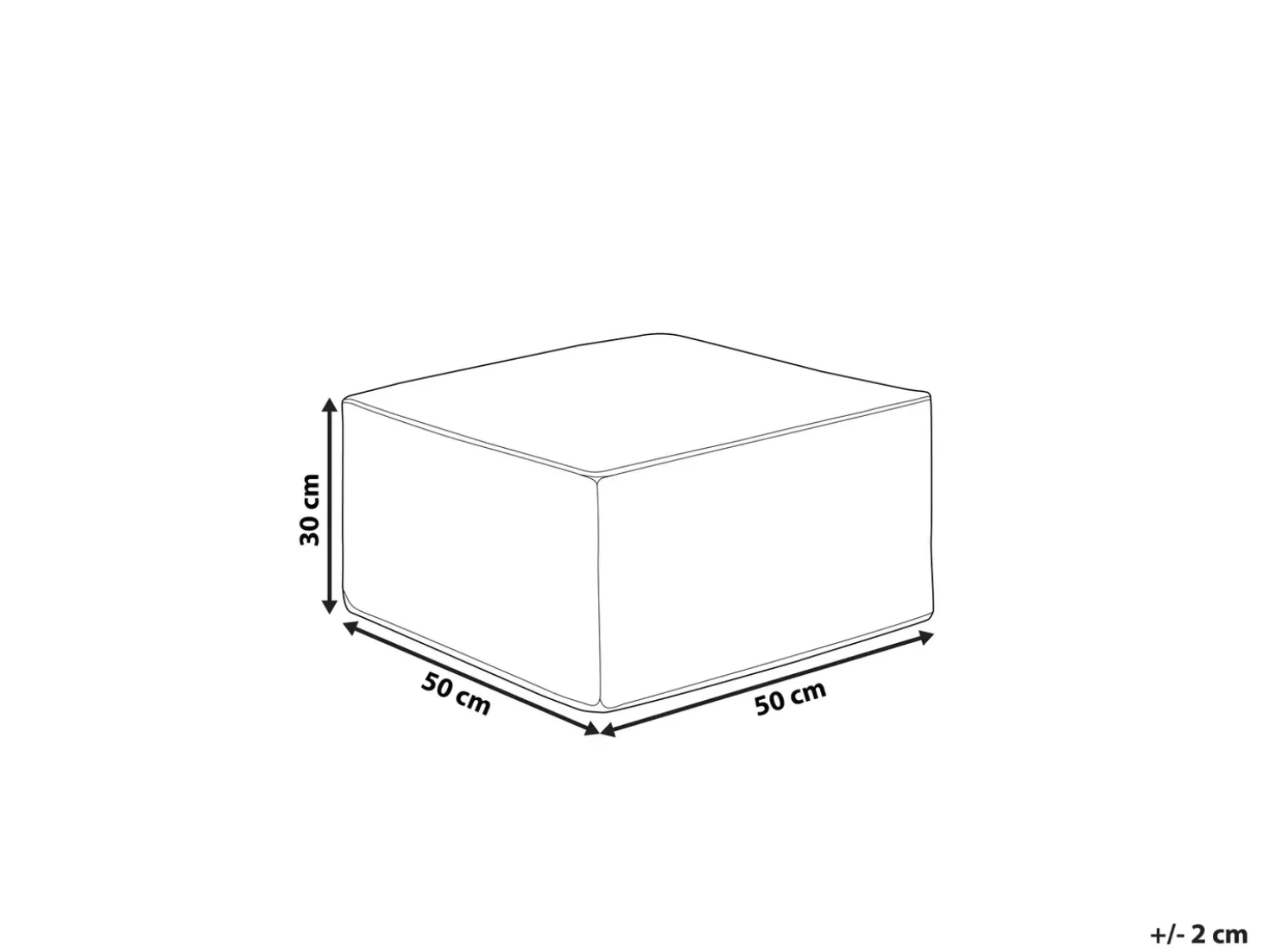 Pouf MUKKI Tessuto Bianco sporco