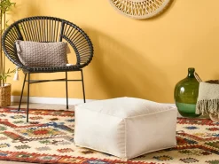 Pouf MUKKI Tessuto Bianco sporco