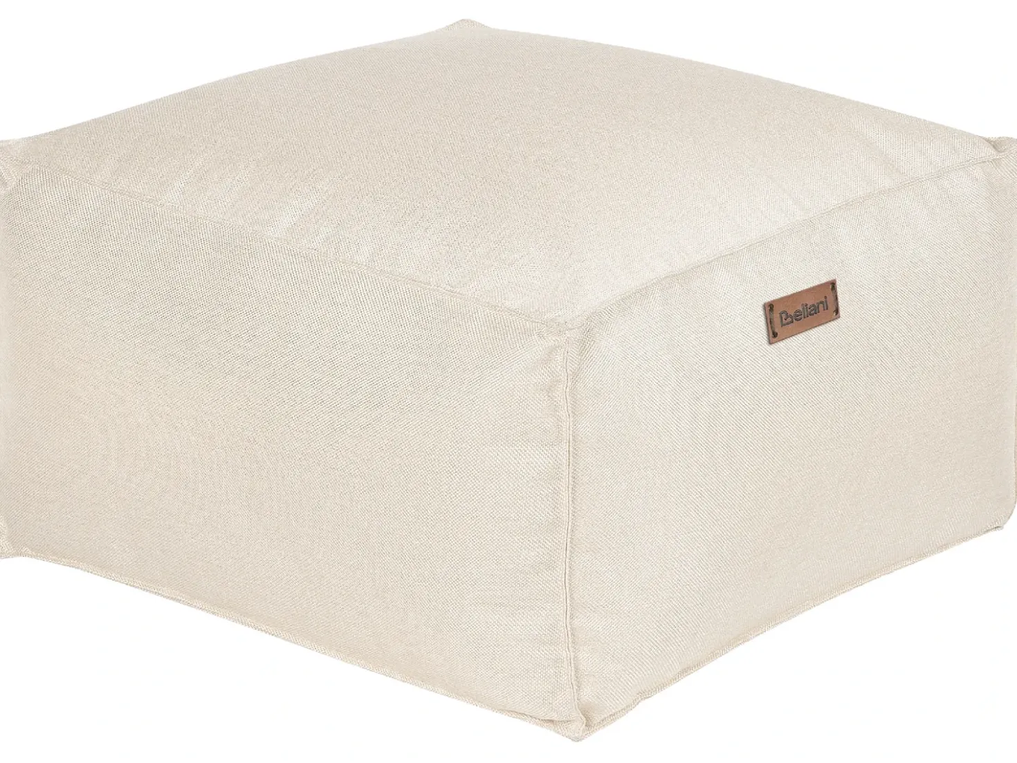 Pouf MUKKI Tessuto Bianco sporco