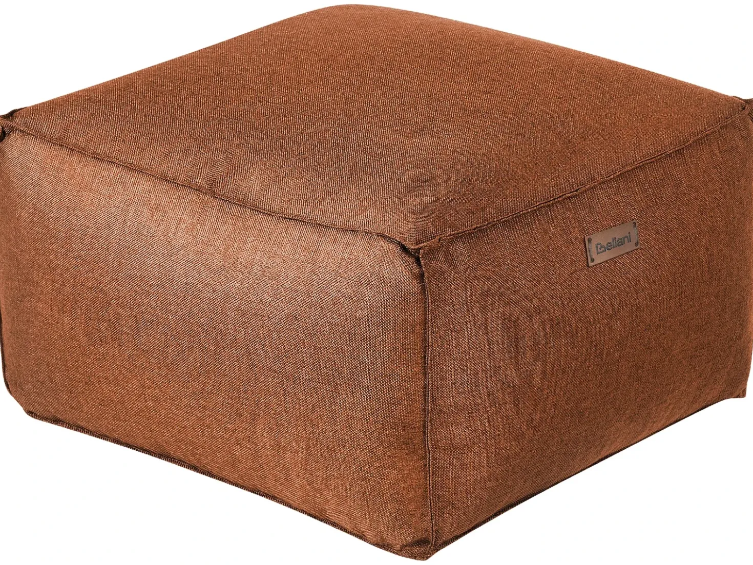 Pouf MUKKI Tessuto Marrone dorato