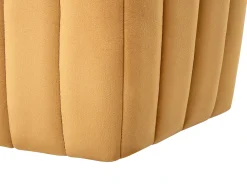 Pouf MURIETTA Velluto Senape