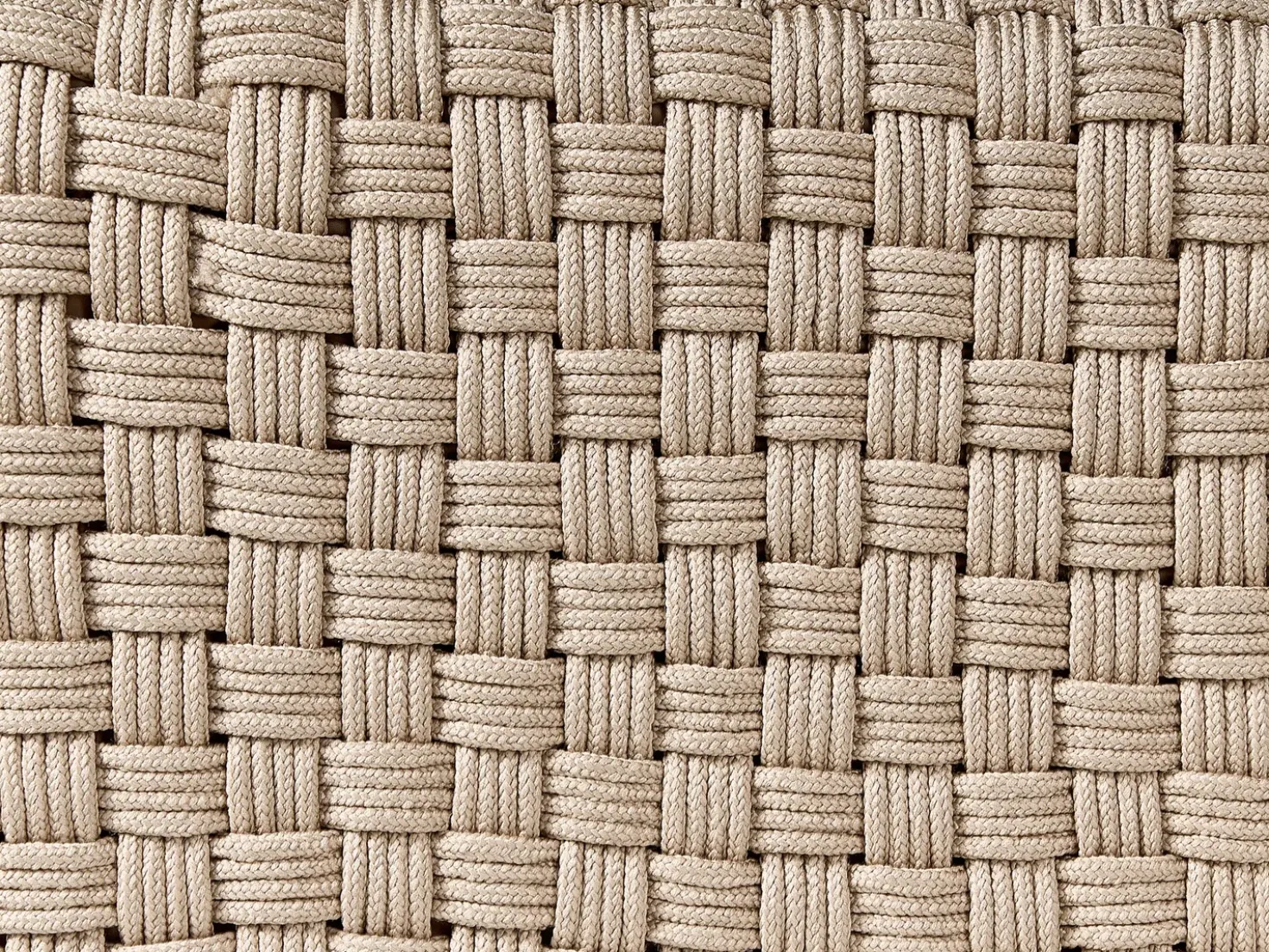 Pouf NALLI Materiale sintetico Tortora