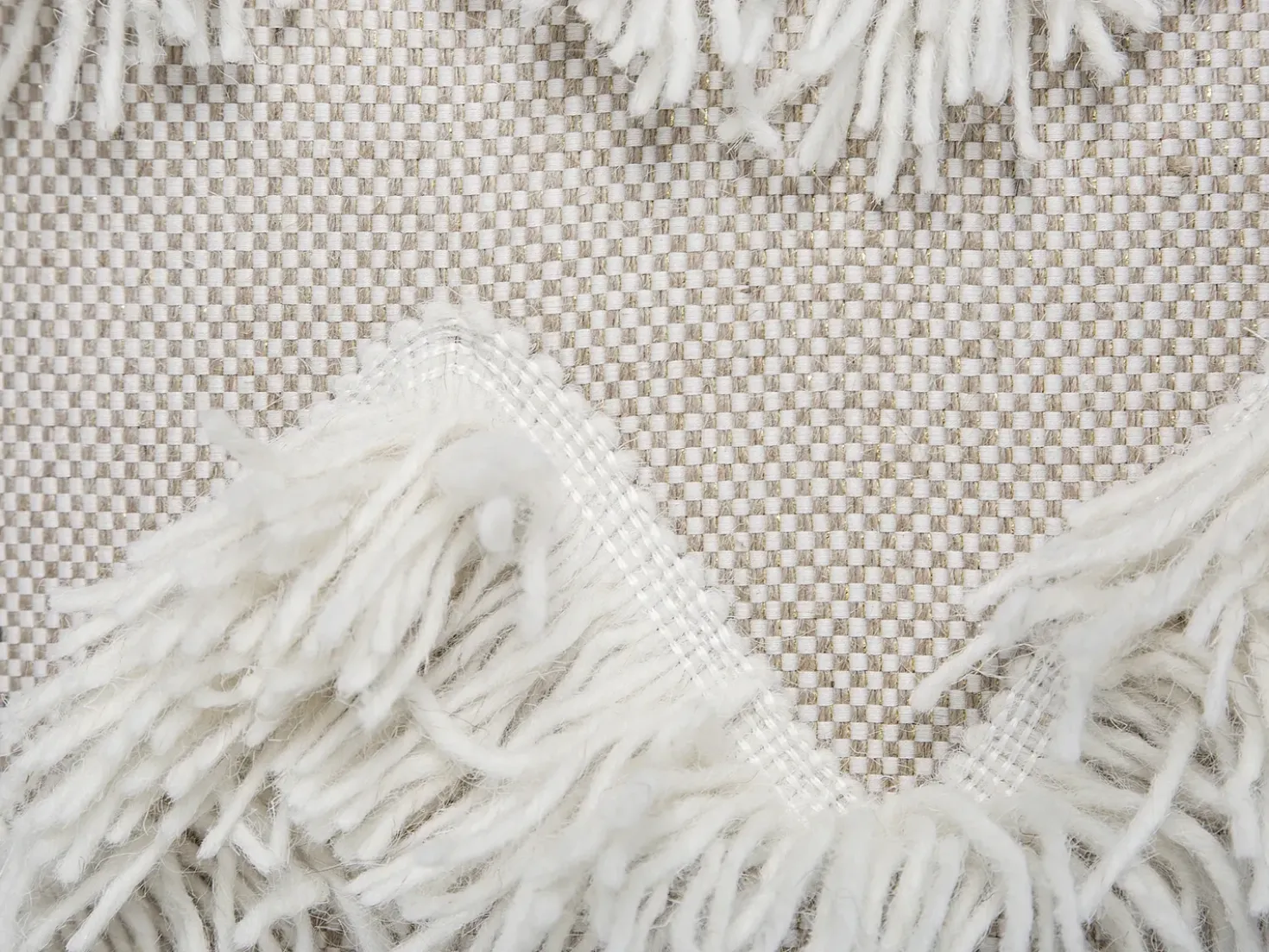 Pouf NASHIK Cotone Beige