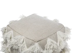 Pouf NASHIK Cotone Beige