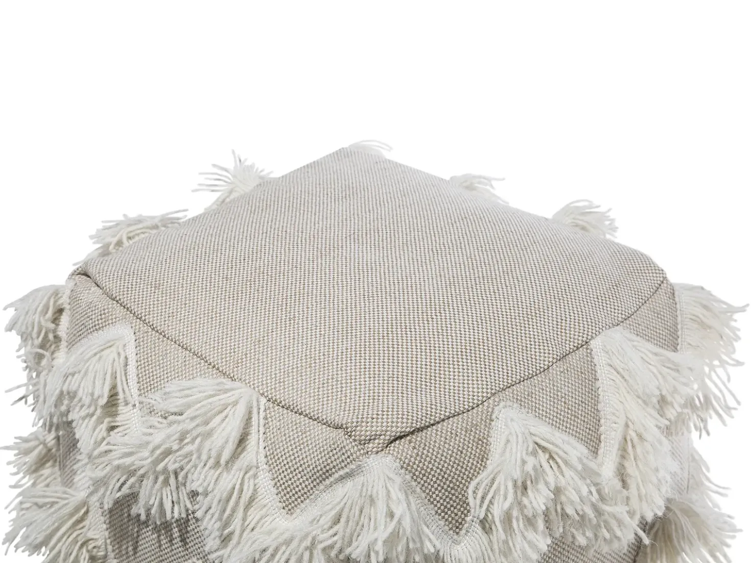 Pouf NASHIK Cotone Beige
